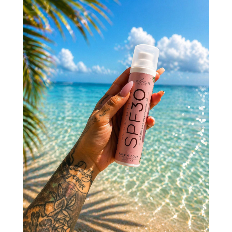 Φυσική αντηλιακή λοσιόν SPF 30 