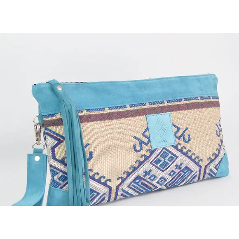 Savio babyblue clutch