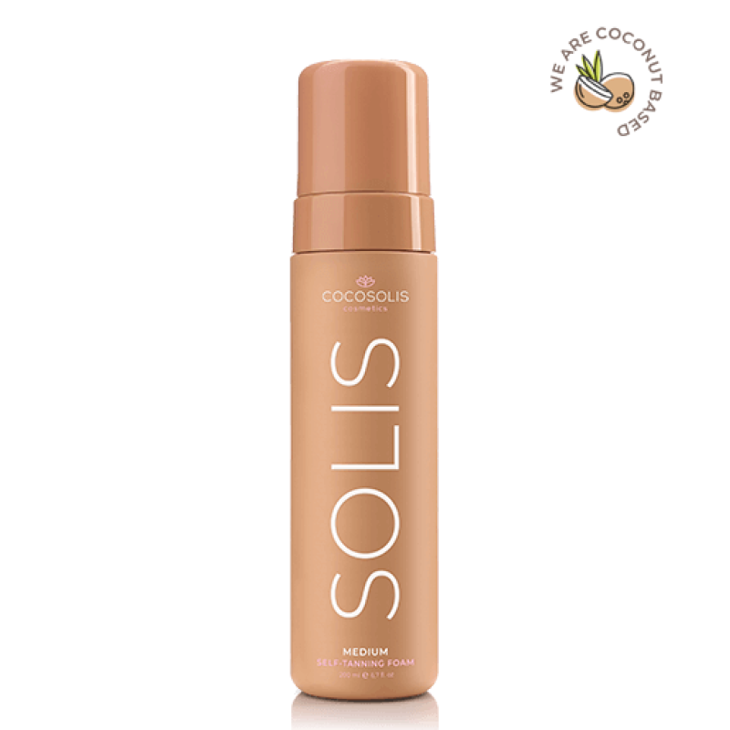 Φυσικός αφρός αυτομαυρίσματος Medium SOLIS 200ML