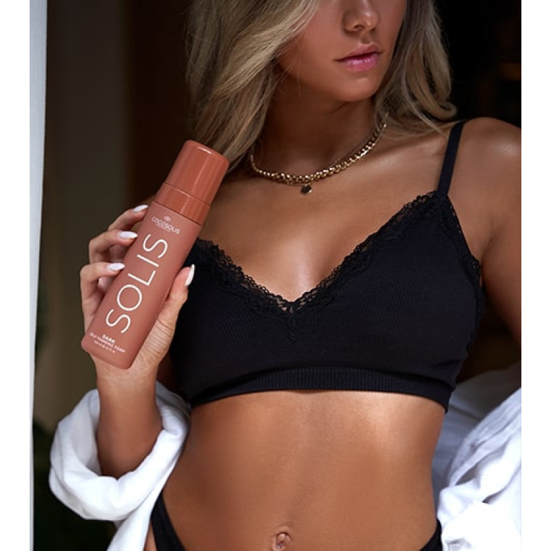 Φυσικός αφρός αυτομαυρίσματος Dark SOLIS 200ML