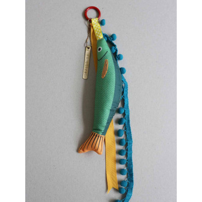 AFROPSARO - fish charm - green AFROPSARO - fish charm - green