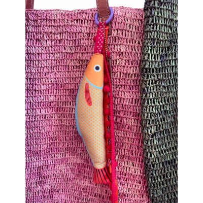 AFROPSARO - fish charm - yellow AFROPSARO - fish charm - yellow